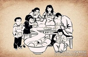 曾经，幸福是一碗热气腾腾的汤圆！ 