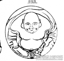 弥勒佛笑声不倒翁 