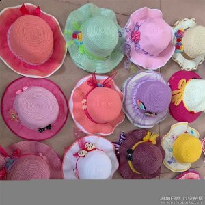 10元模式精品儿童夏凉帽，夏季摆地摊儿童沙滩防晒帽