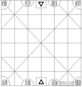 虎鸡虫棒棋 