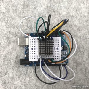 Arduino 8&#215;8点阵屏的驱动 