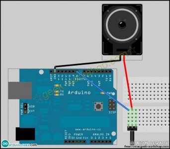 Arduino用扬声器播放游戏音乐 