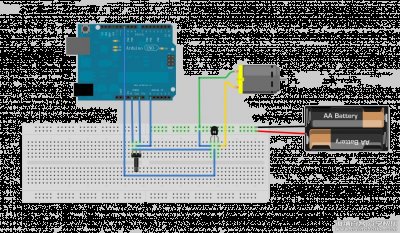 Arduino 直流电机程序示例 