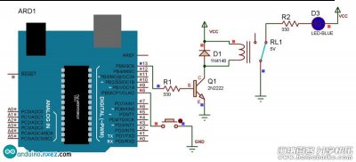 用 Arduino 实现带继电器的拨动开关 