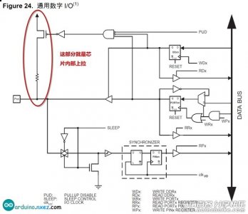 使用Arduino IO口内部上拉功能 