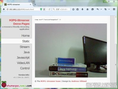 树莓派上MJPG-streamer的安装过程 
