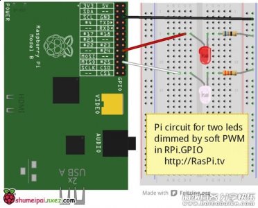 用PWM实现多个呼吸灯间歇发光 