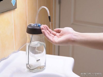 DIY 极简的自动感应洗手液器 