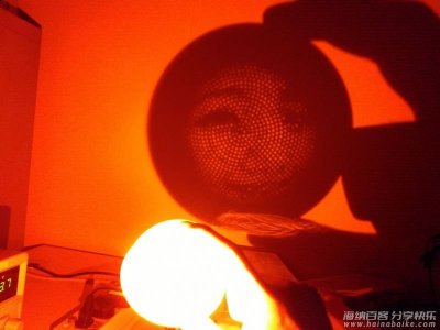 极客氛围利器：3D打印球型投影小夜灯 