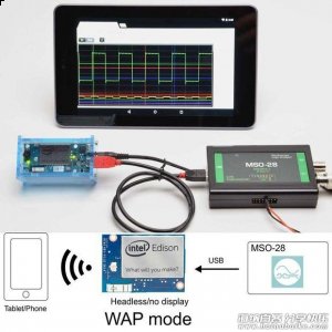 没有示波器？用Intel Edison制作做一个 