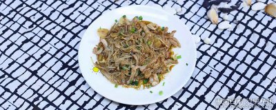 金针菇炒肉的做法 金针菇怎么炒肉 