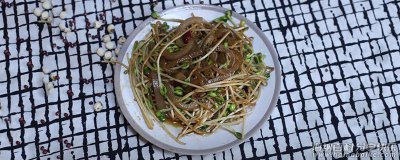 黄豆芽炒肉皮的做法 肉皮炒黄豆芽怎么做 