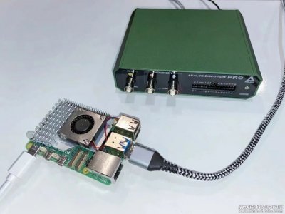 将 Raspberry Pi 5 与 DIGILENT 的 Waveforms 和 ADP2230 结合使用来扩展用户体验 