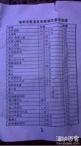 河南省南阳地区庙会时间表 