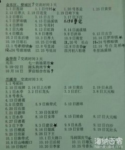 浙江集会庙会谱