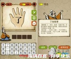 了如指掌的故事 - 了如指掌典故 - 成语故事 