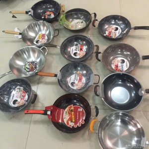 摆地摊卖炒锅_库存炒锅货源批发 
