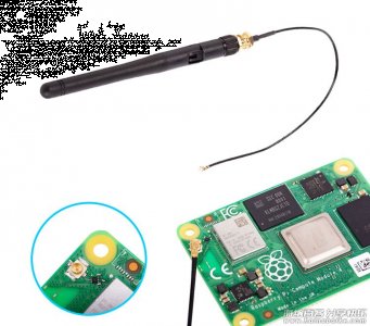 如何将树莓派 CM4 的 WiFi 天线配置为外置天线 