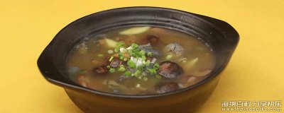 香菇乌鸡汤的做法 乌鸡香菇怎么炖 