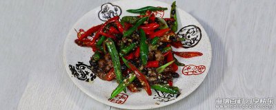 肉丝炒辣椒的做法 辣椒炒肉丝怎么炒 