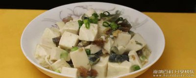 虾蛄烧豆腐的做法 虾蛄豆腐怎么做 