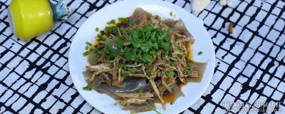 鸡丝粉皮怎么做 鸡丝拌粉皮的做法 