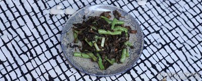干煸四季豆怎么做的 炒干煸四季豆的做法 