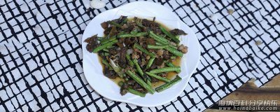 炒肉末豇豆的做法 肉末豇豆的家常做法 