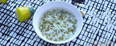 绿豆糯米粥的做法 糯米粥的做法 